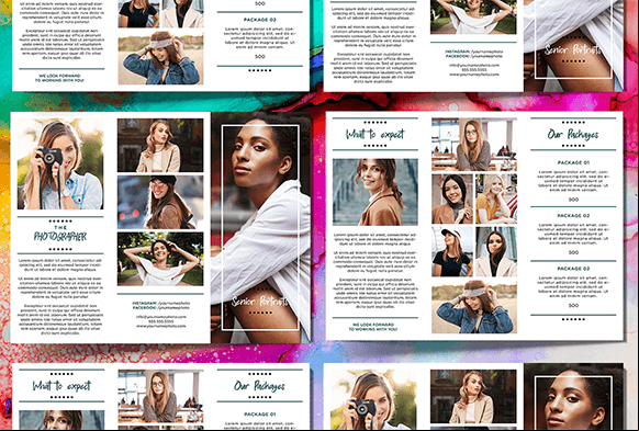 free photography brochure template