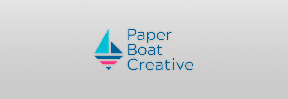 paper boat creative logo